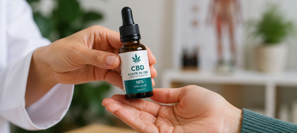 aceite de CBD relacionado con el sistema endocannabinoide